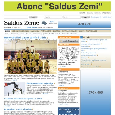 Saldus Zeme laikraksts, 